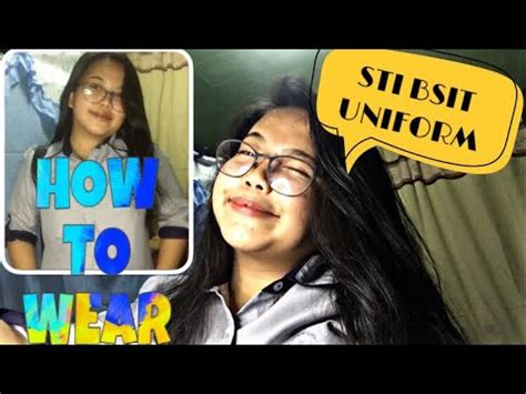SIMPLE STEPS HOW TO WEAR STI COLLEGE UNIFORM.